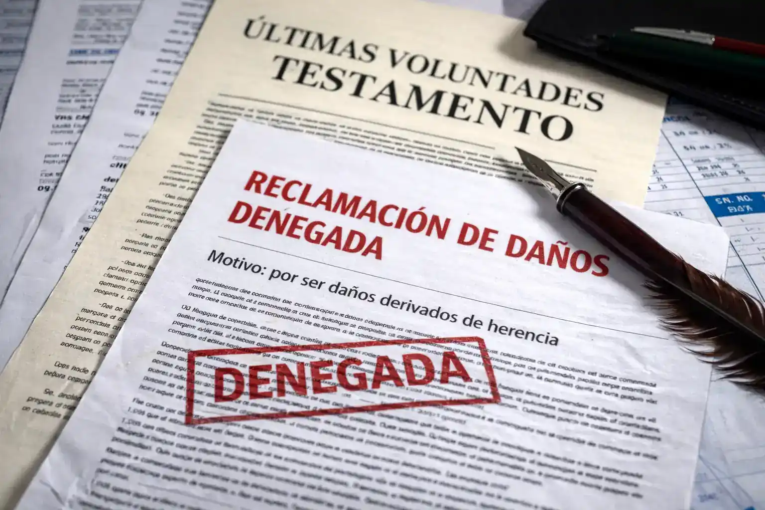 Denegación de indemnización por herencia
